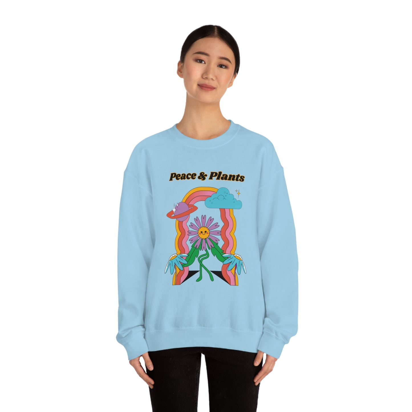 Peace & Plants Unisex Crewneck