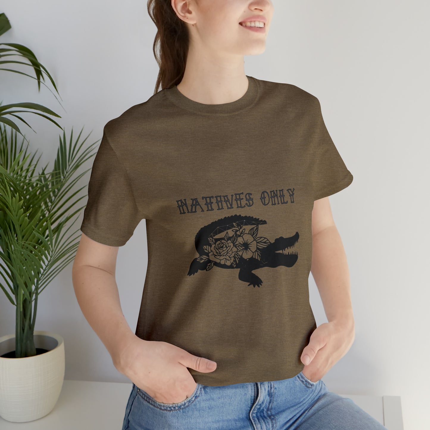 Natives Only Alligator Unisex Jersey Tee