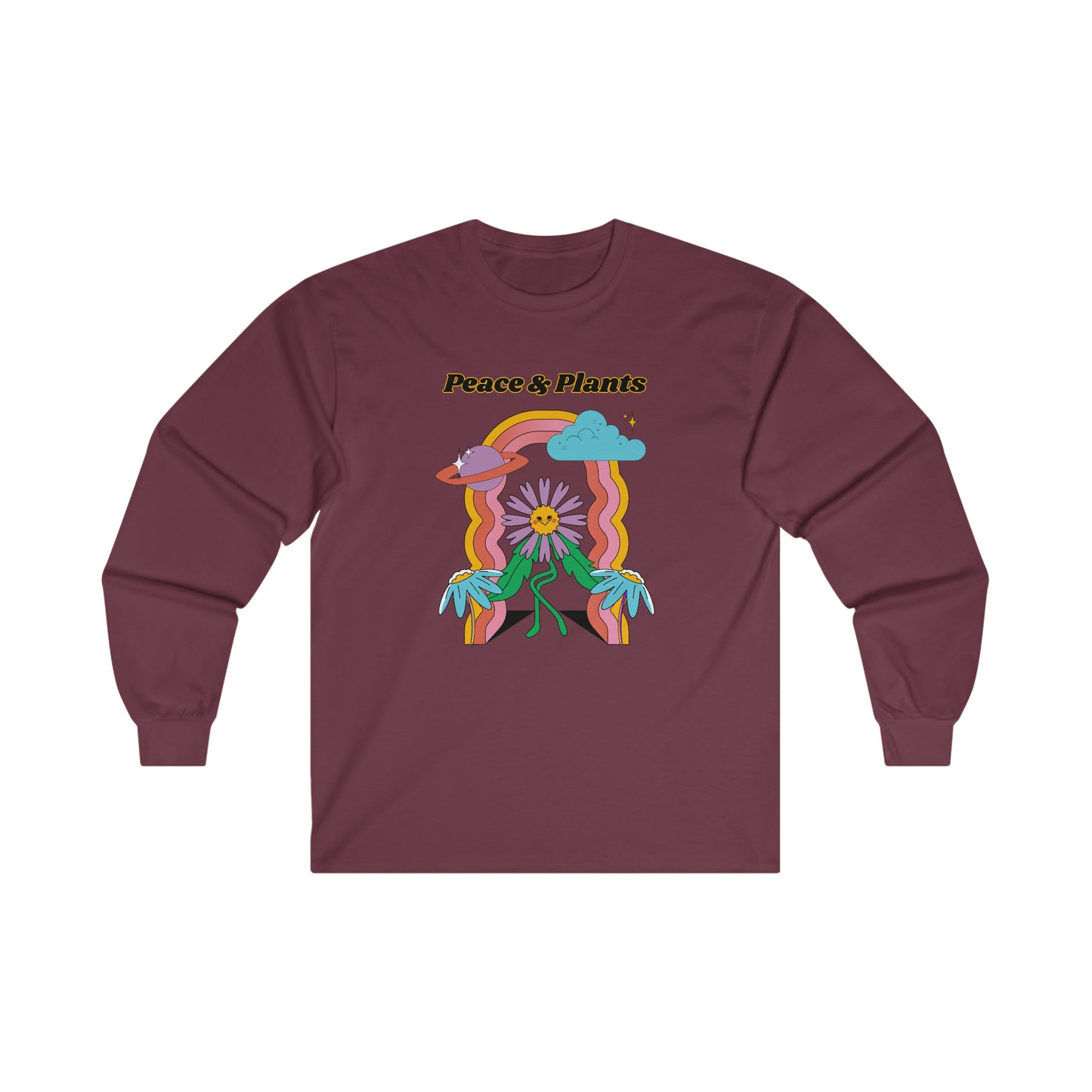 Peace & Plants Cotton Long Sleeve