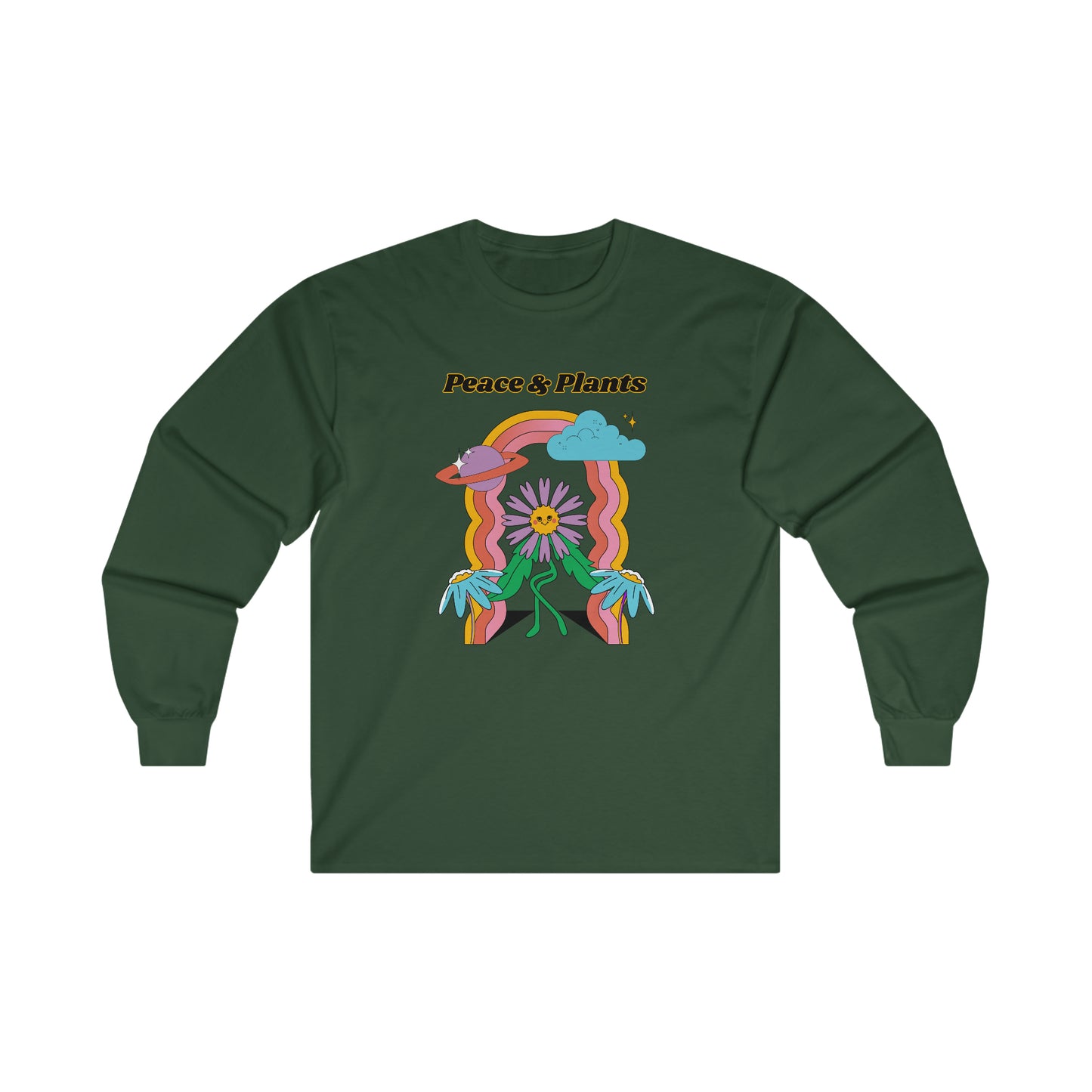 Peace & Plants Cotton Long Sleeve