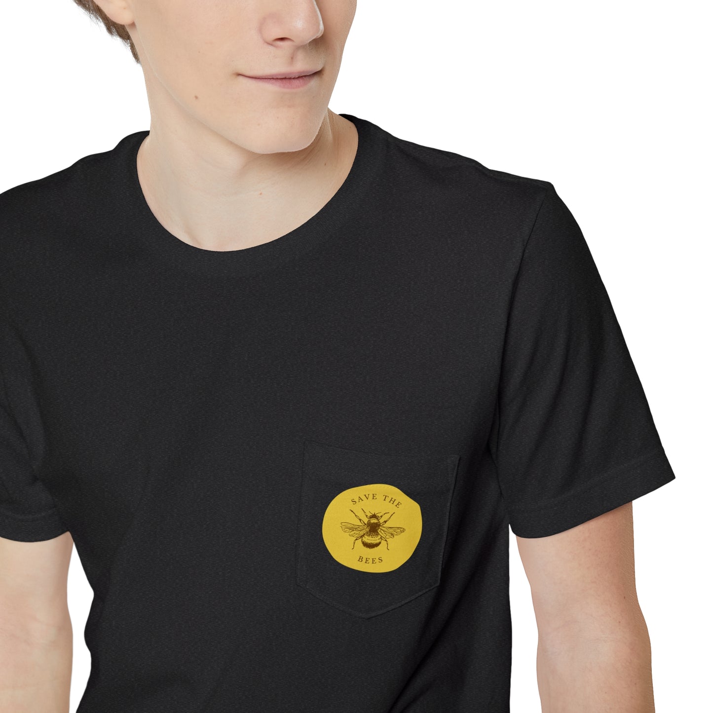 Save The Bees Unisex Pocket Tee