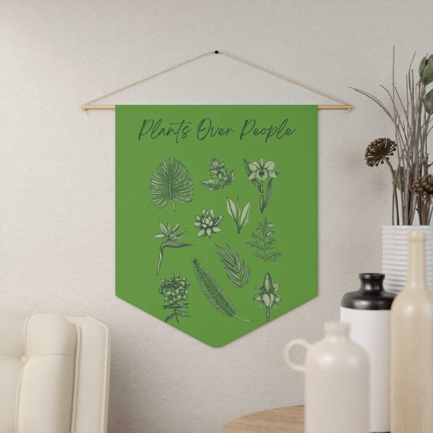 Plants Over People Pennant