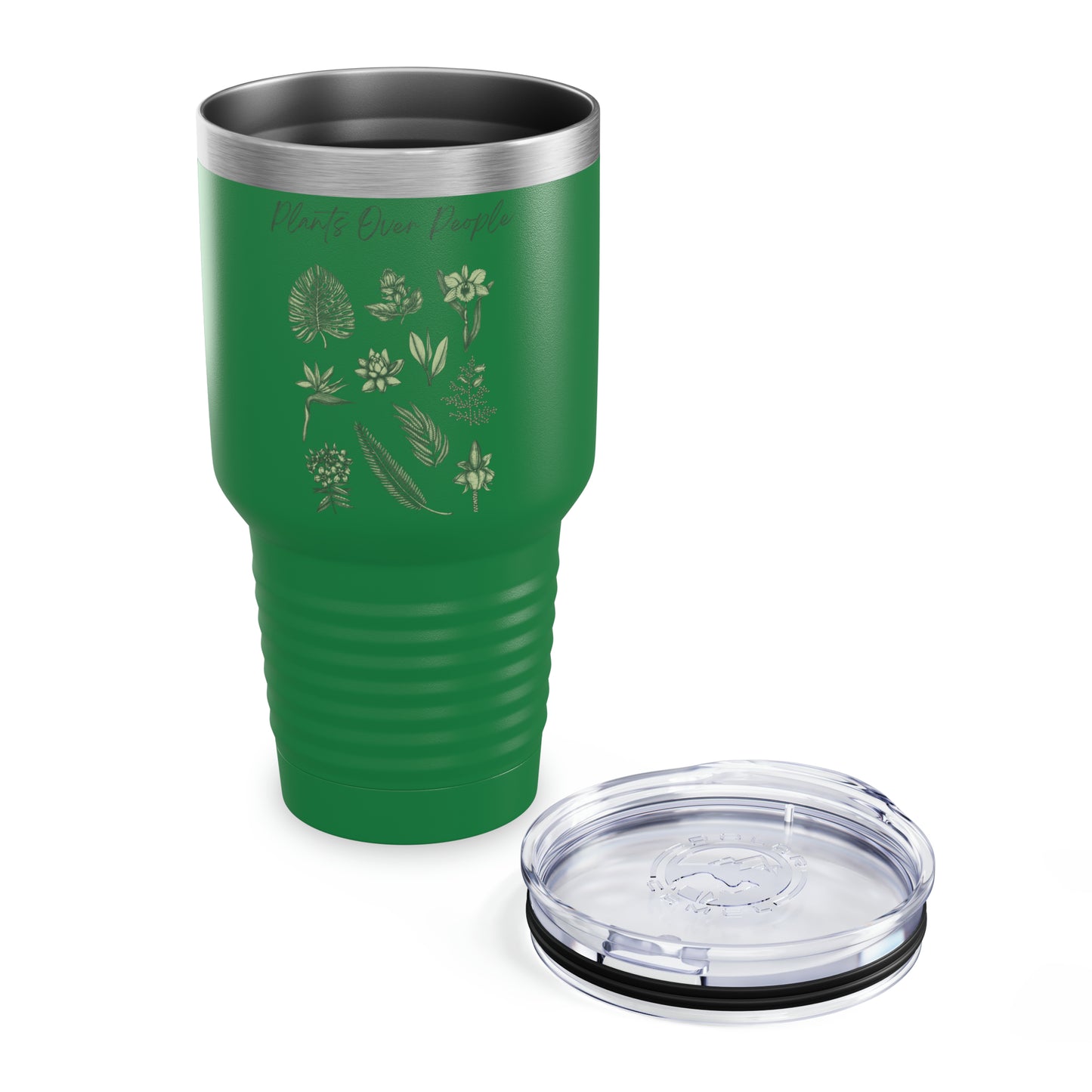 Plants Over People Ringneck Tumbler, 30oz