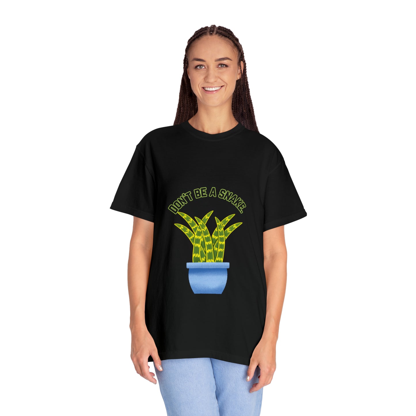 Don't Be A Snake Unisex Garment-Dyed T-shirt