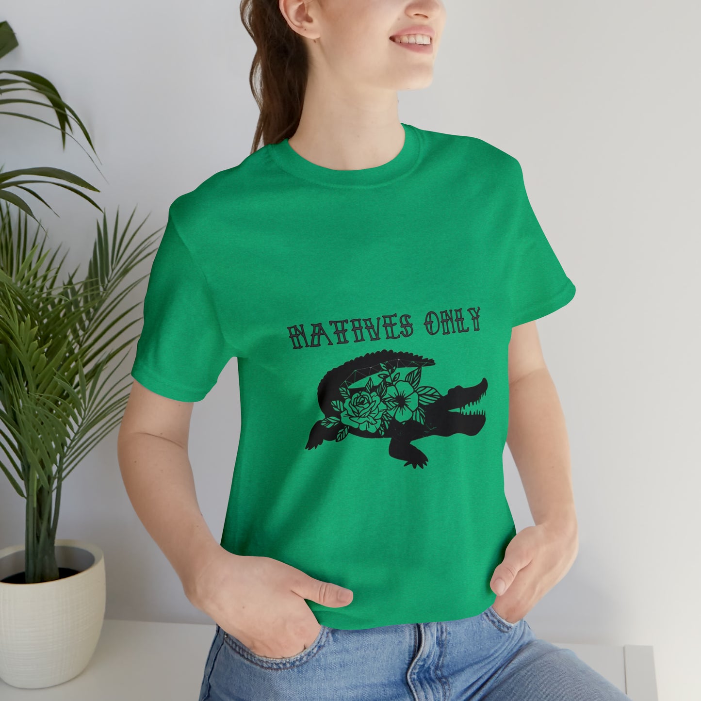 Natives Only Alligator Unisex Jersey Tee