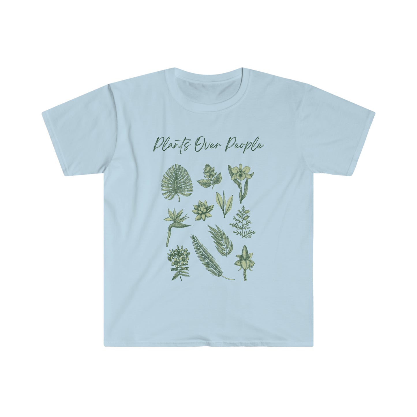 Plants Over People Unisex Softstyle T-Shirt
