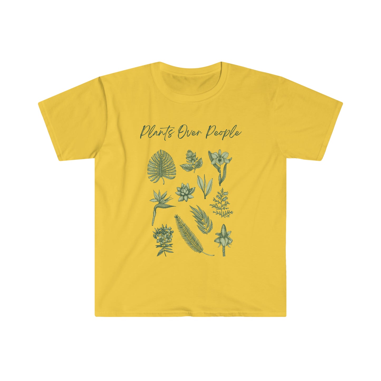 Plants Over People Unisex Softstyle T-Shirt