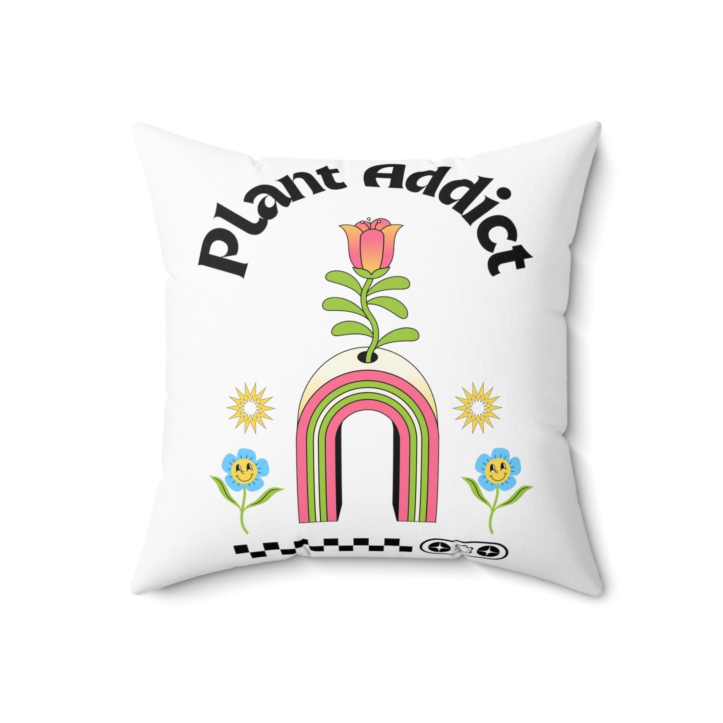 Plant Addict Spun Polyester Square Pillow