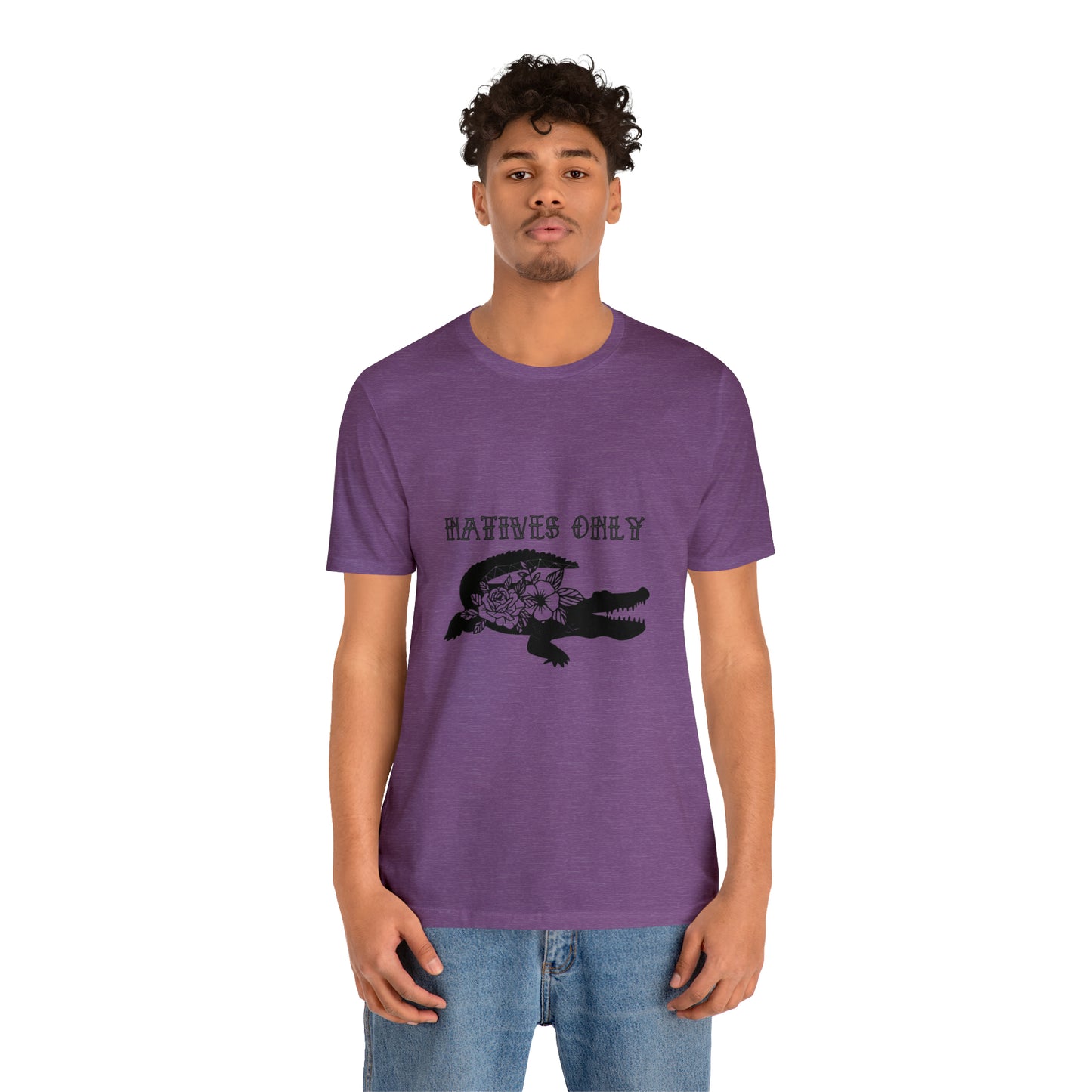 Natives Only Alligator Unisex Jersey Tee
