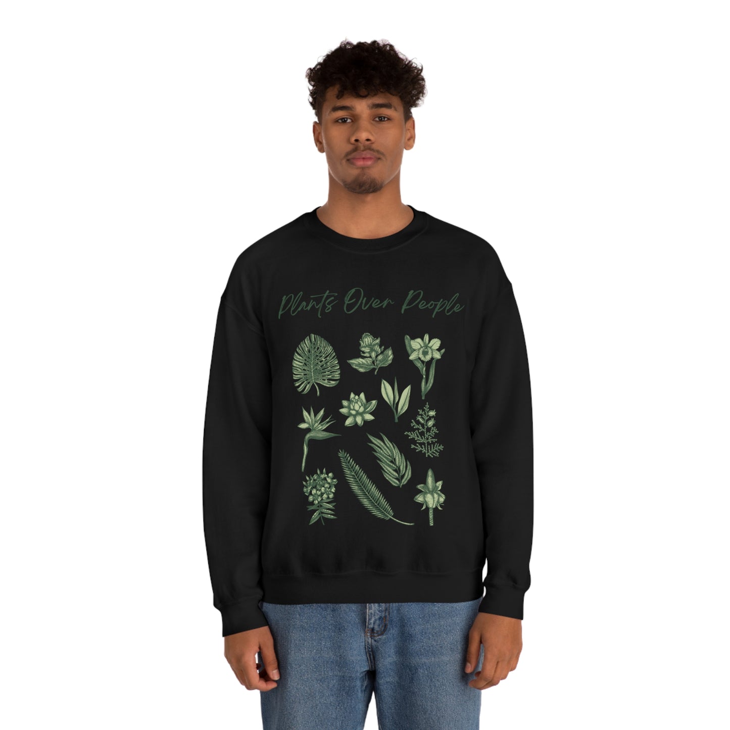Plants Over People Unisex Crewneck