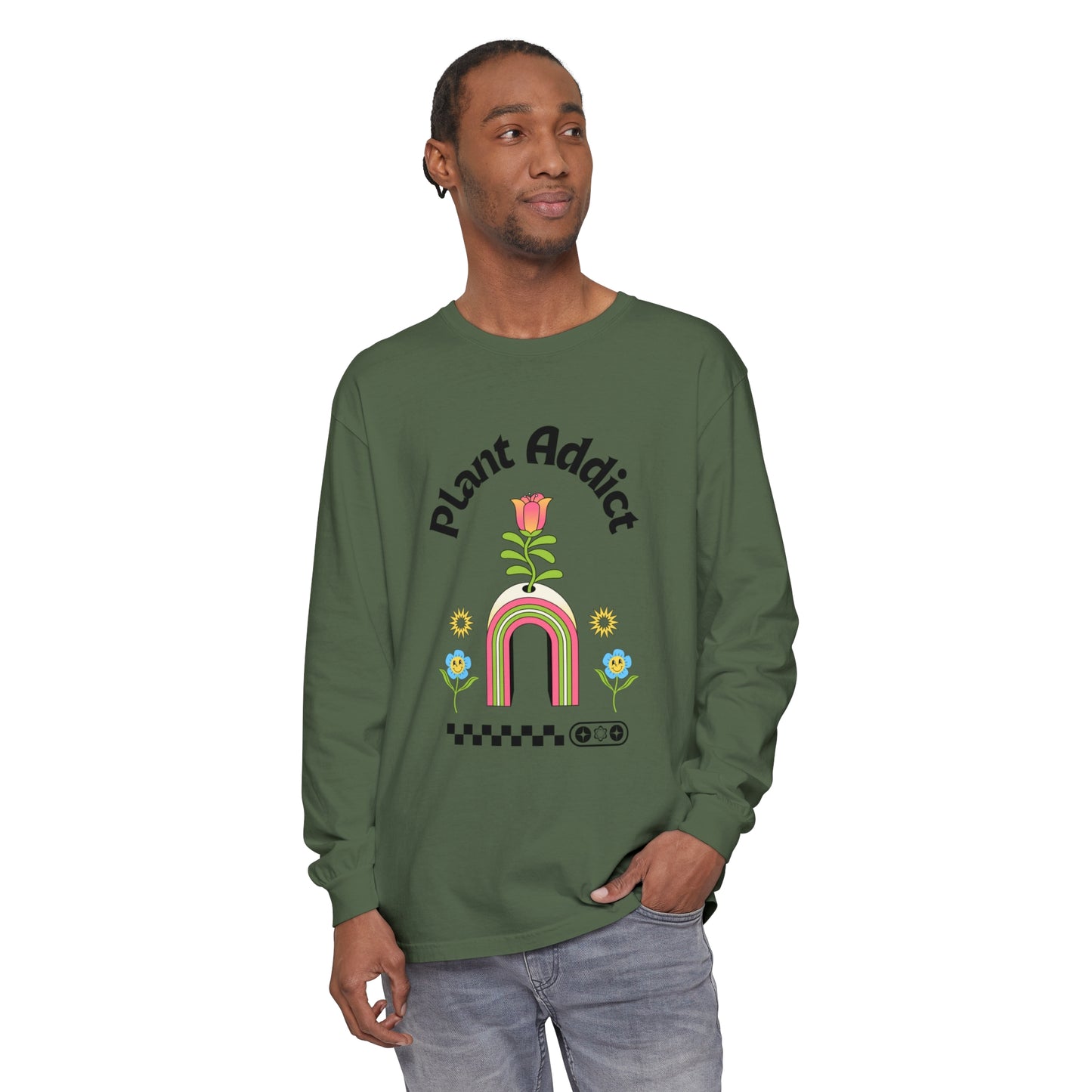 Plant Addict Garment-dyed Long Sleeve