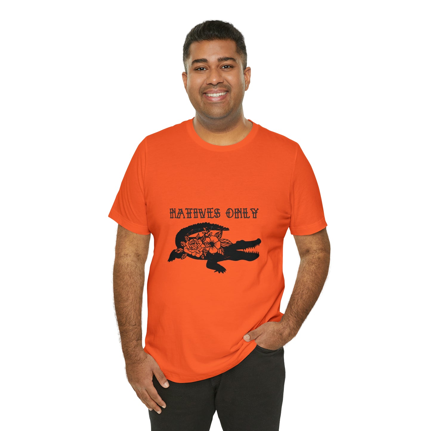 Natives Only Alligator Unisex Jersey Tee