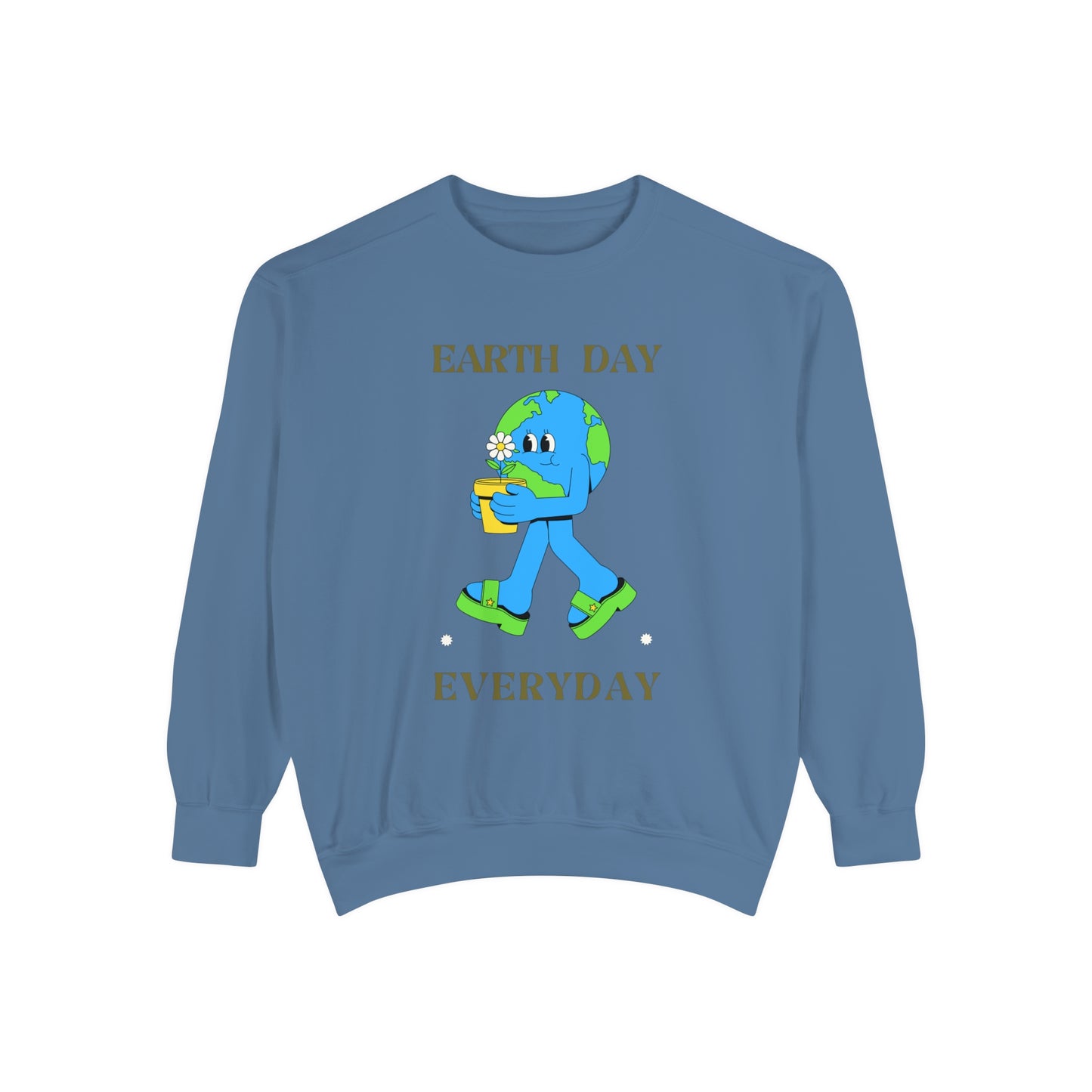 Earth Day Everyday Unisex Garment-Dyed Sweatshirt