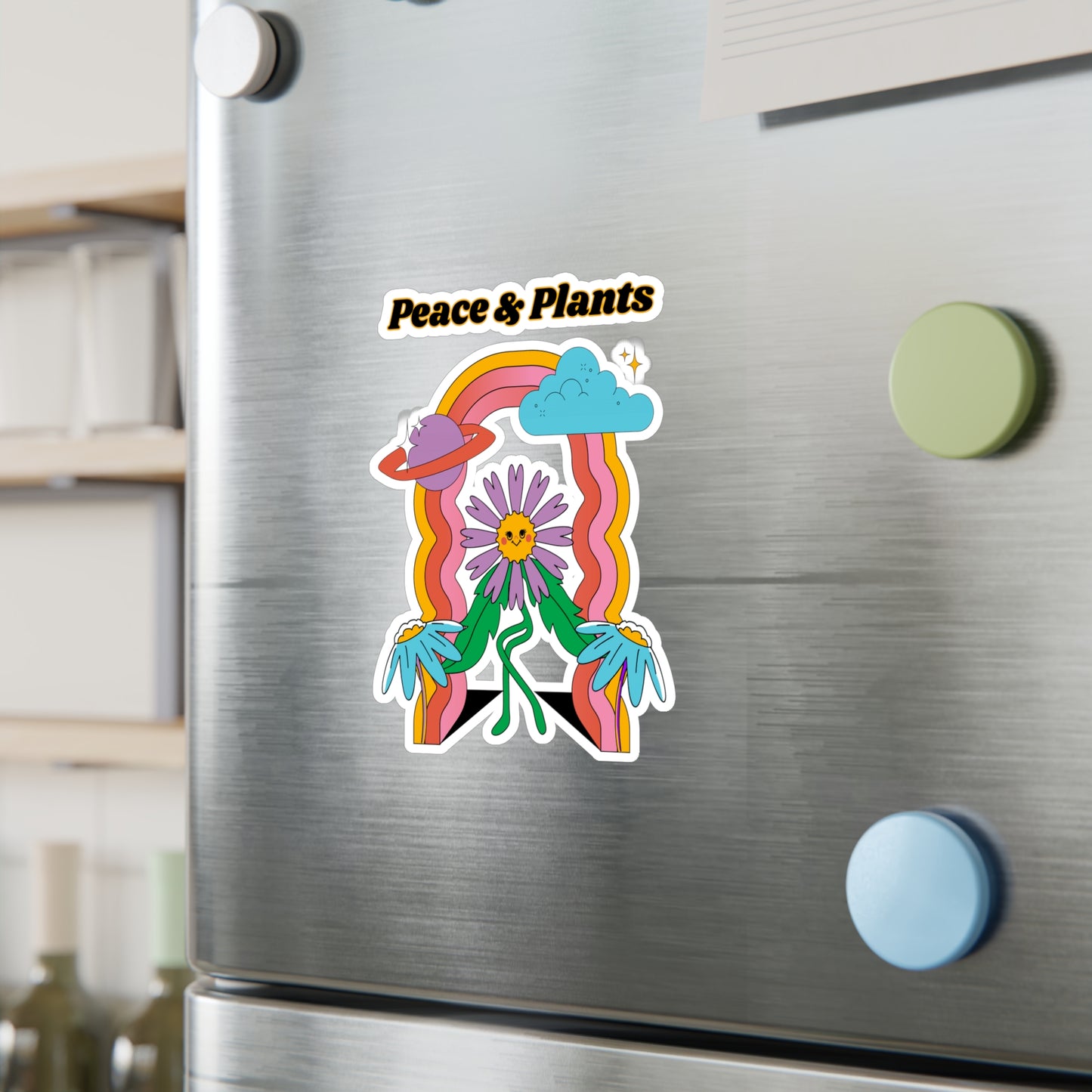 Peace & Plants Vinyl Decals