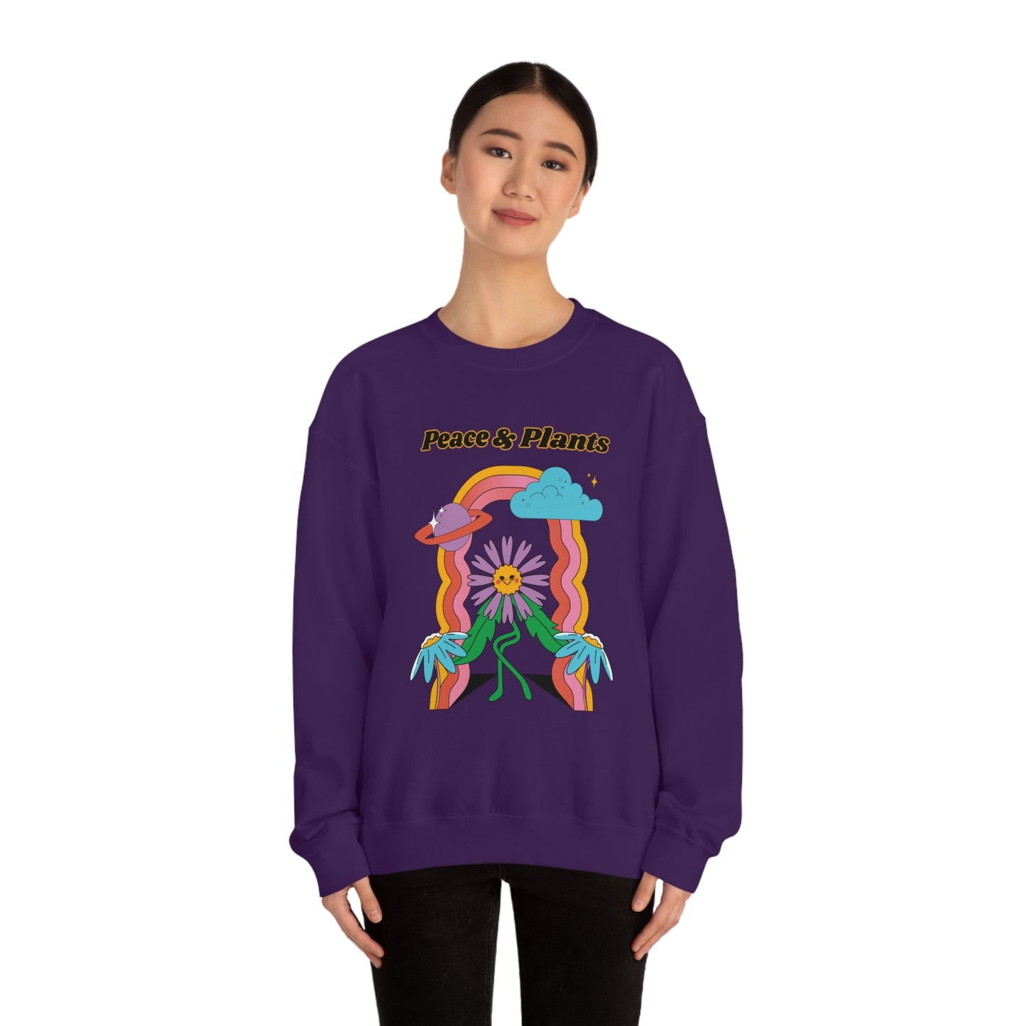 Peace & Plants Unisex Crewneck