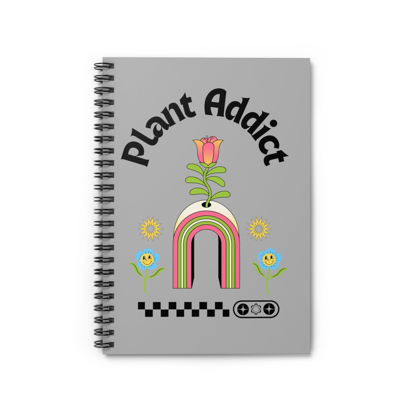 Plant Addict Spiral Notebook - Ruled Line