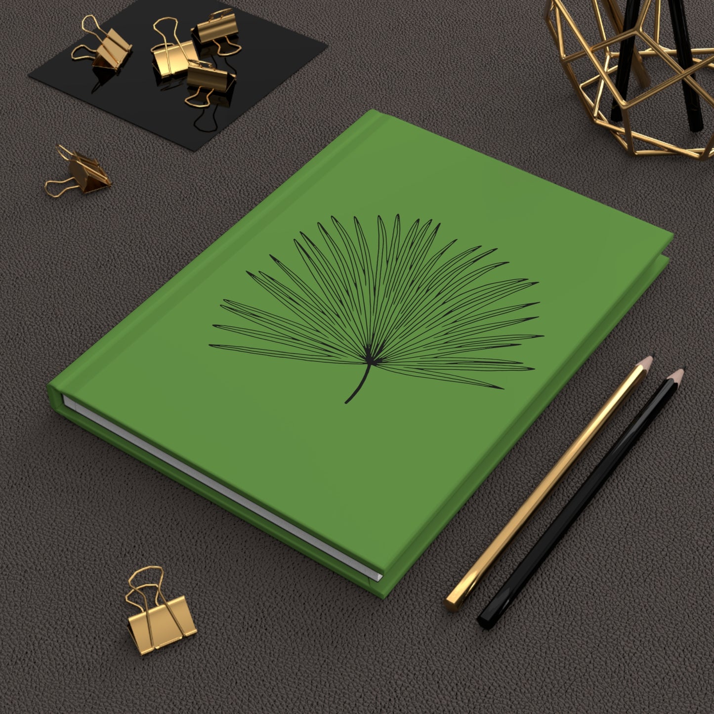 Palm Leaf Hardcover Journal Matte