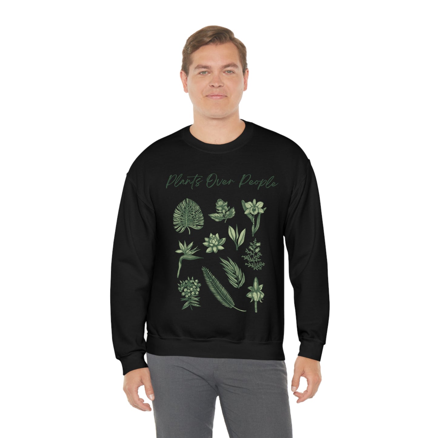 Plants Over People Unisex Crewneck