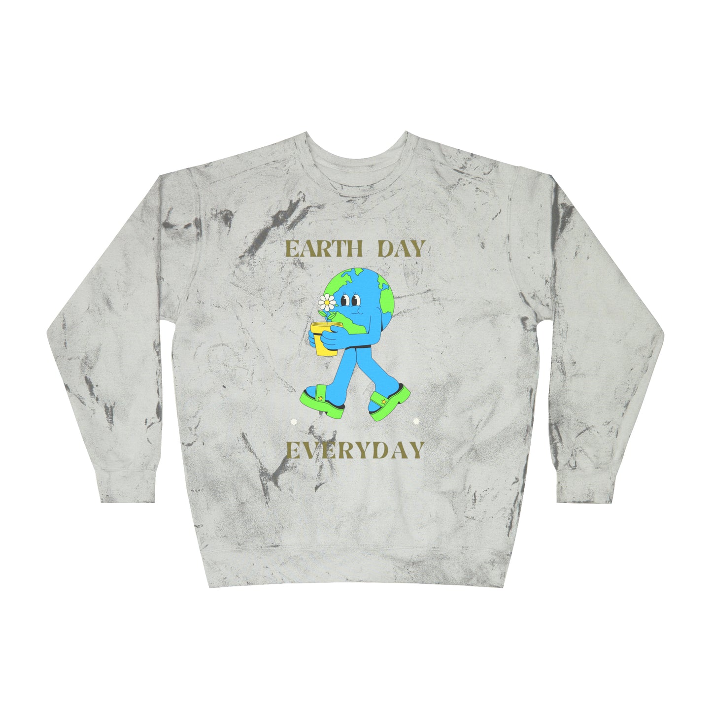 Earth Day Everyday Unisex Color Blast Crewneck