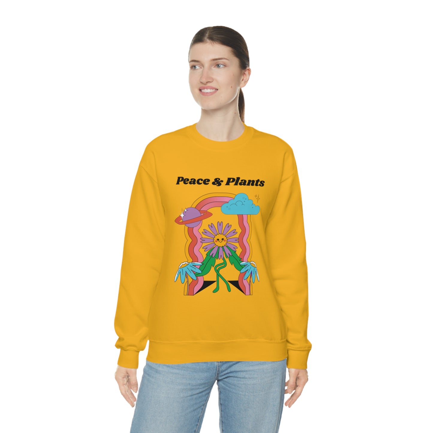 Peace & Plants Unisex Crewneck