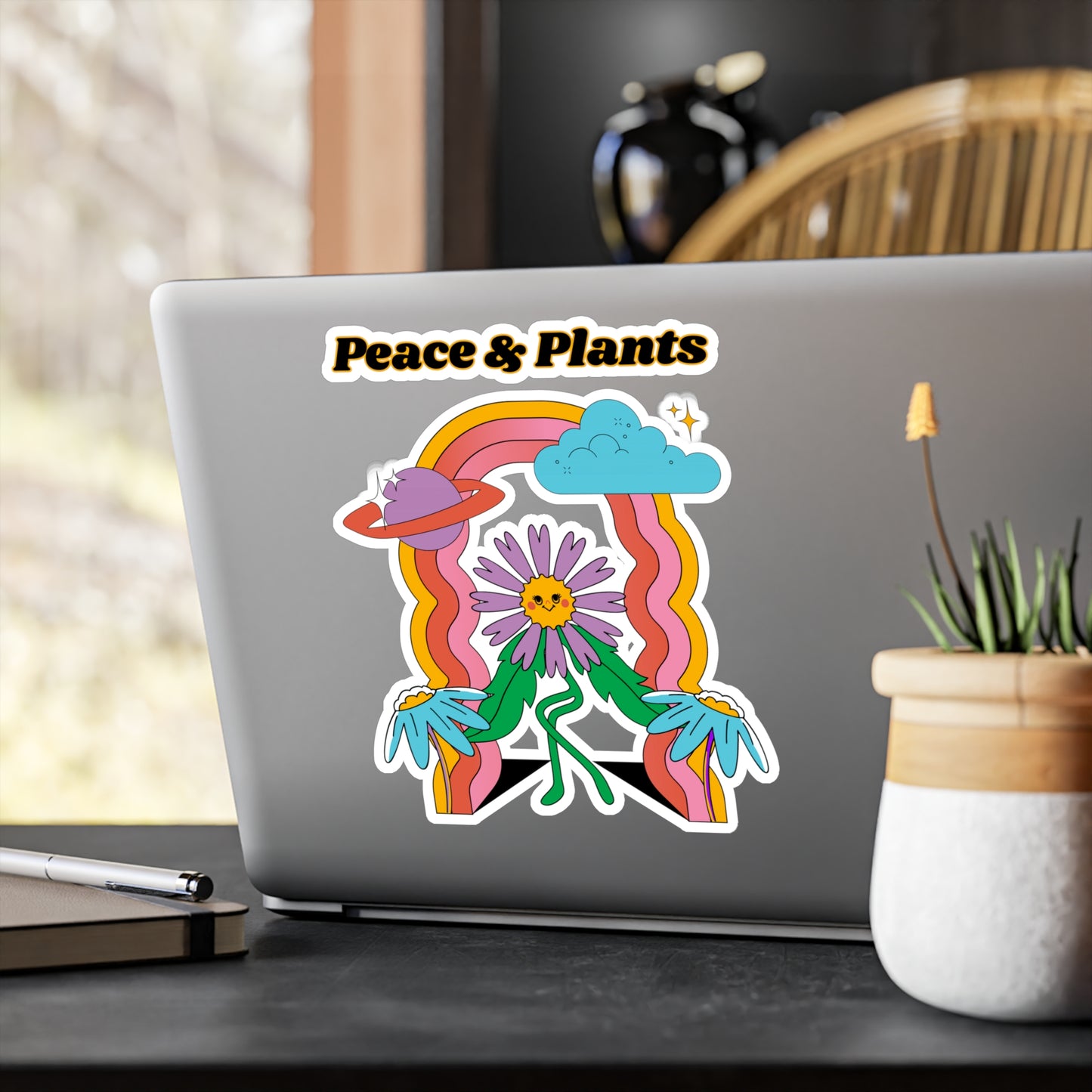 Peace & Plants Vinyl Decals
