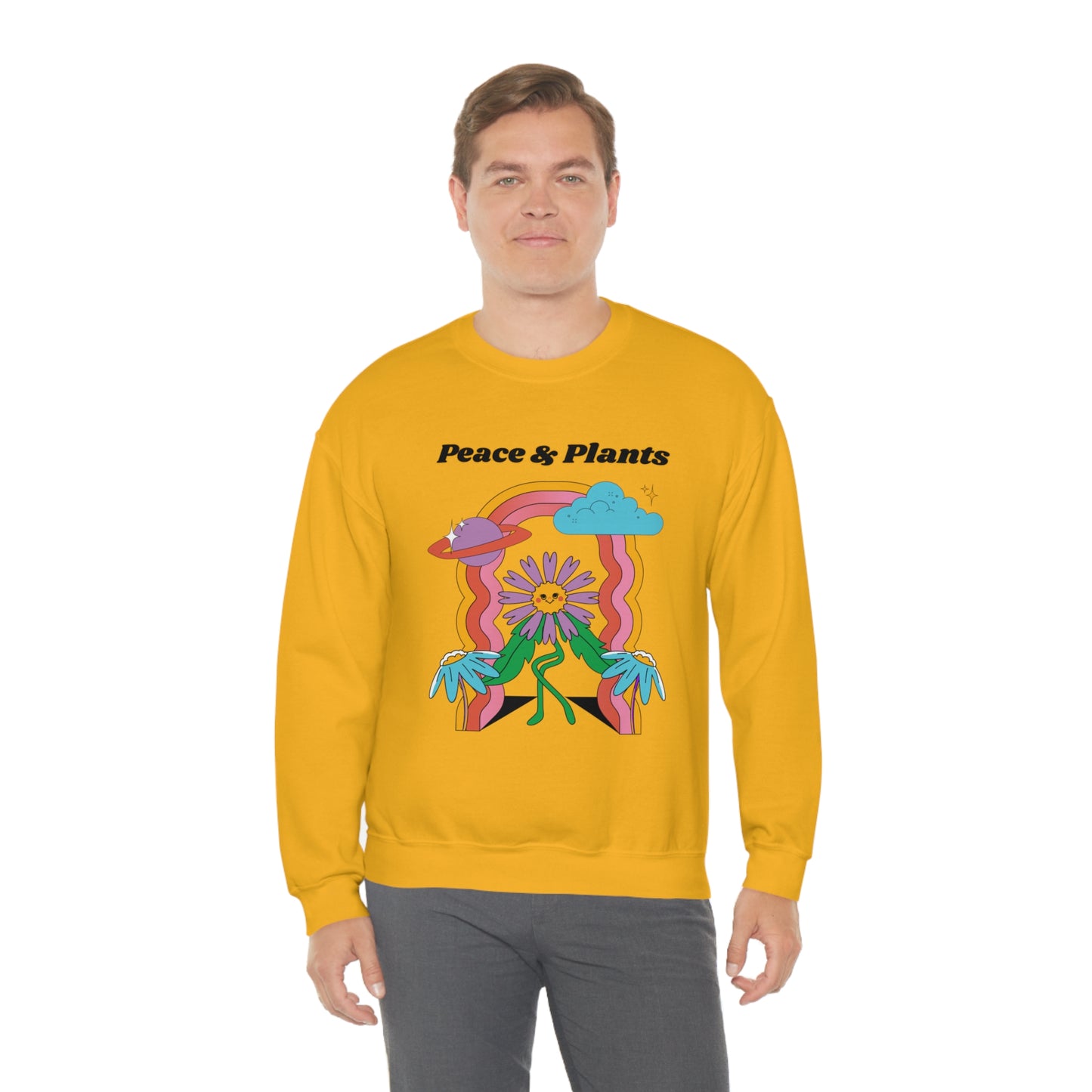 Peace & Plants Unisex Crewneck
