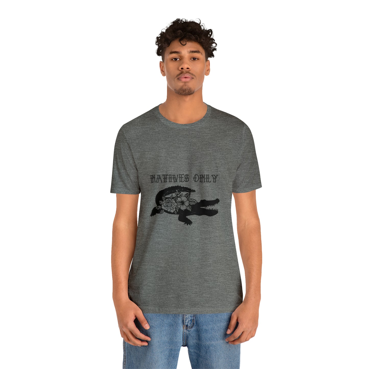 Natives Only Alligator Unisex Jersey Tee