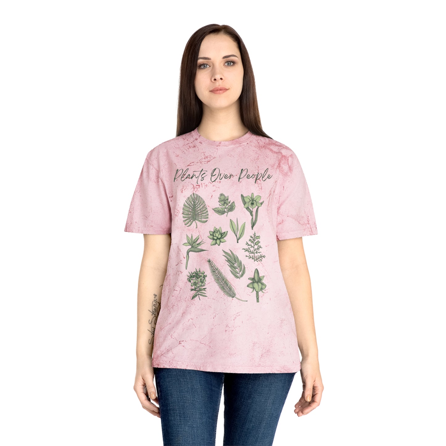 Plants Over People Unisex Color Blast T-Shirt