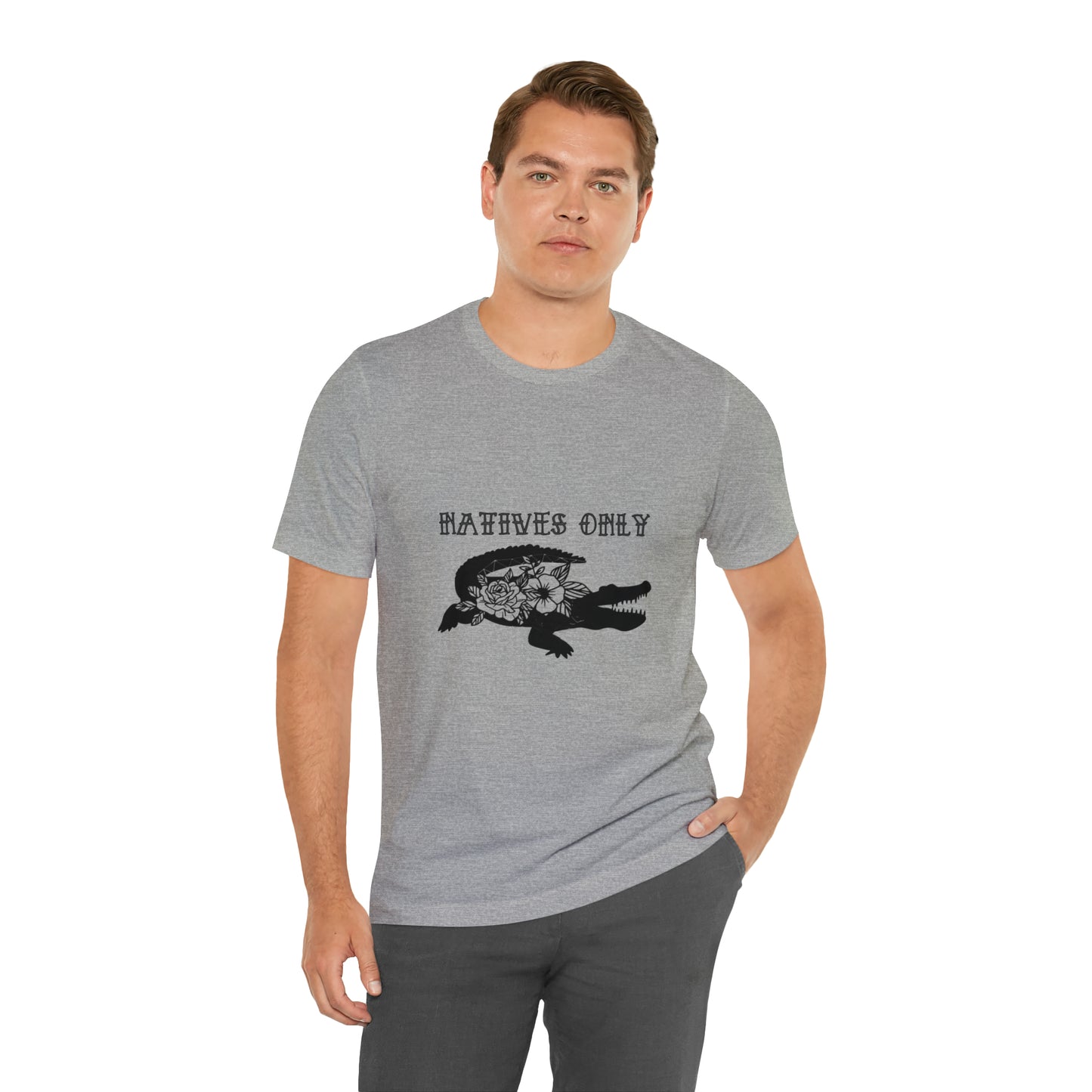 Natives Only Alligator Unisex Jersey Tee