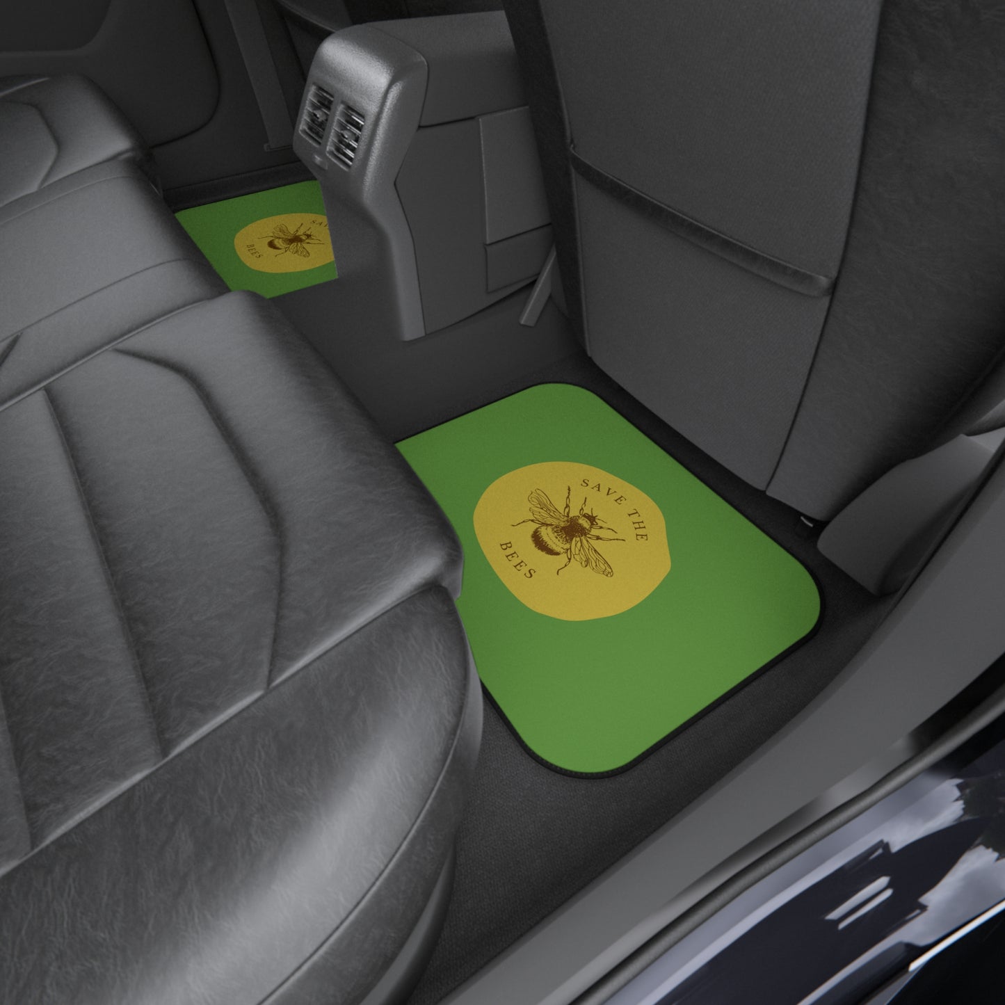 Save The Bees Car Mats (2x Rear)