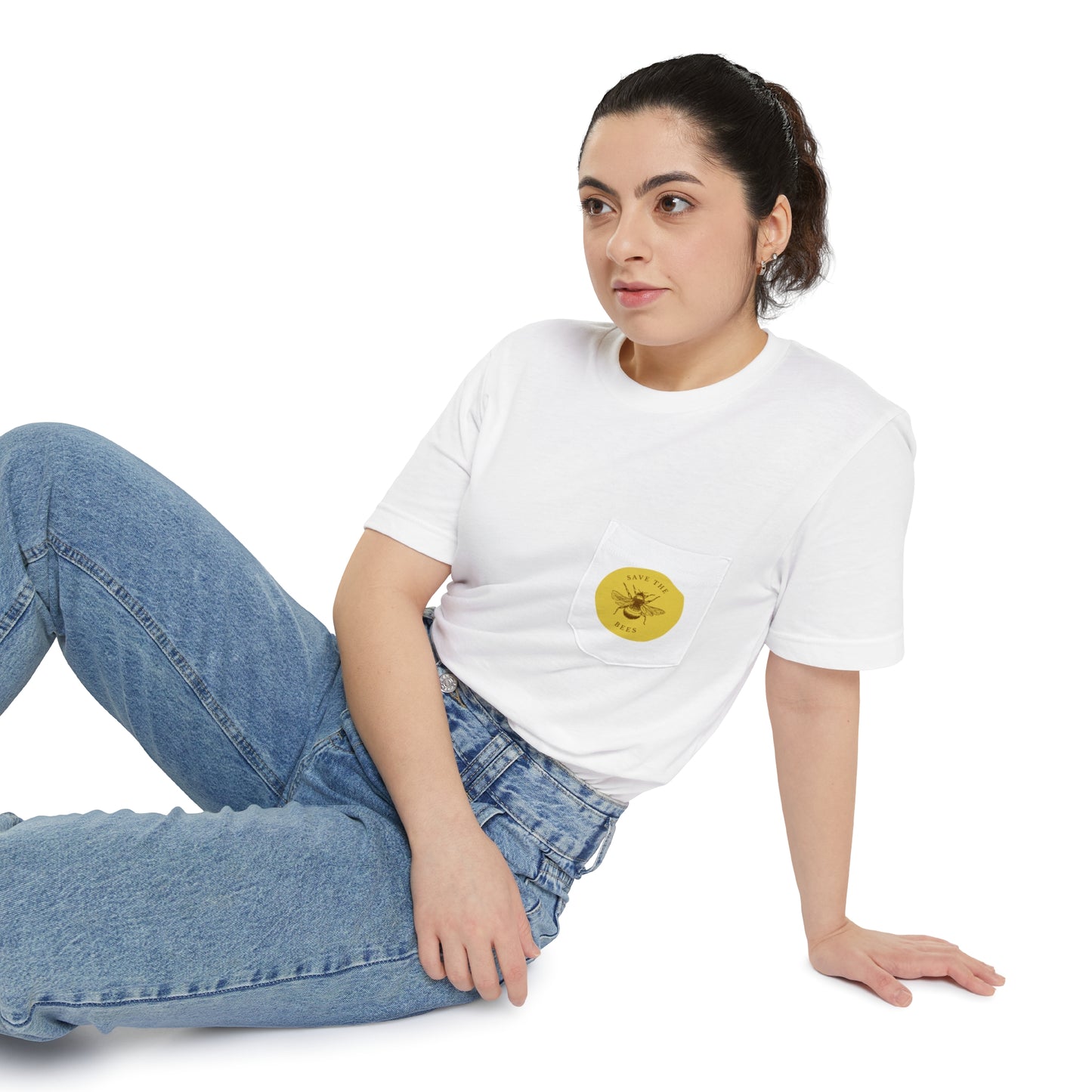 Save The Bees Unisex Pocket Tee