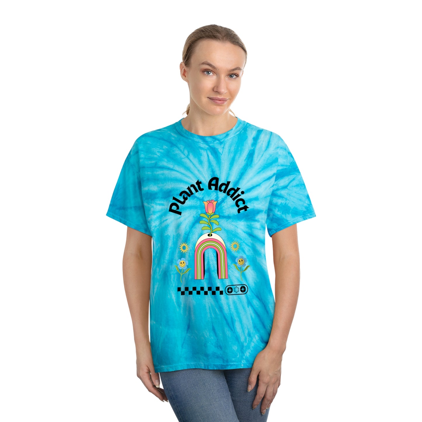 Plant Addict Tie-Dye Tee, Cyclone