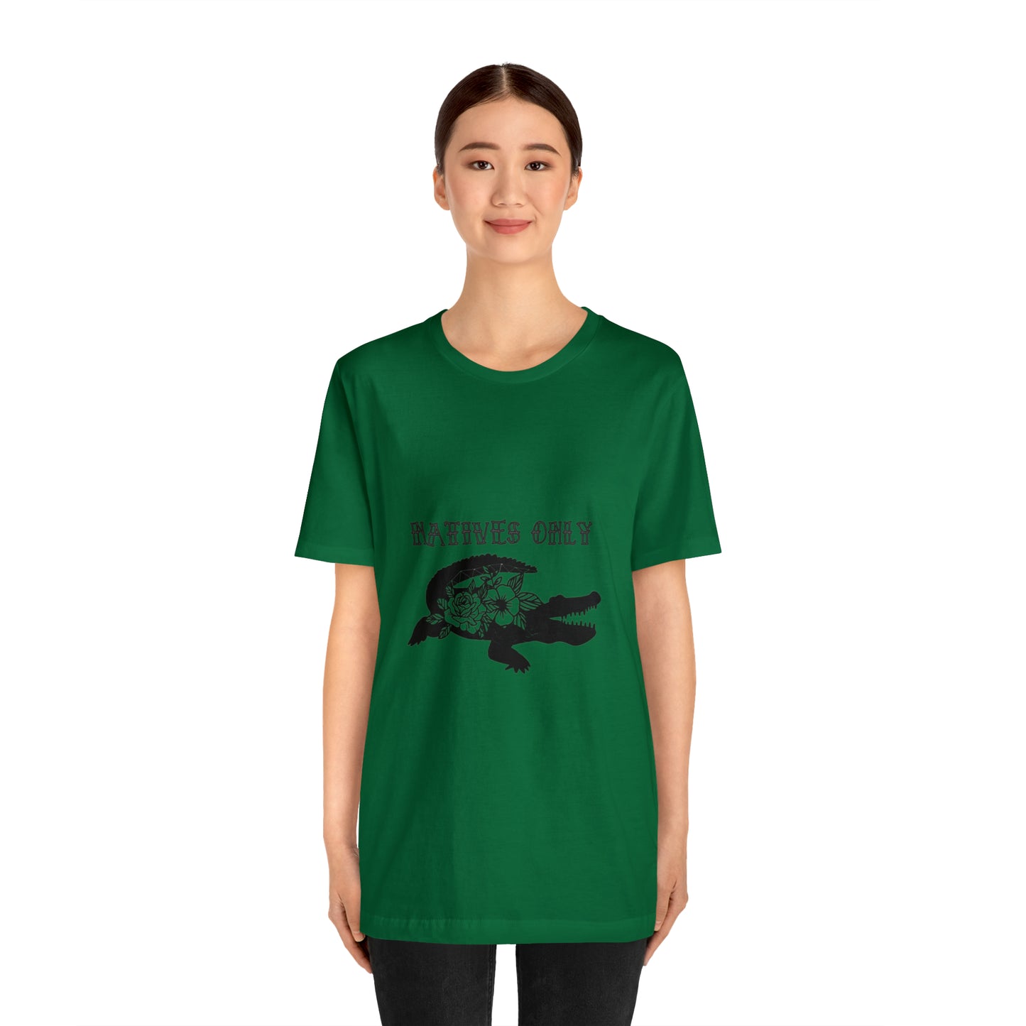 Natives Only Alligator Unisex Jersey Tee