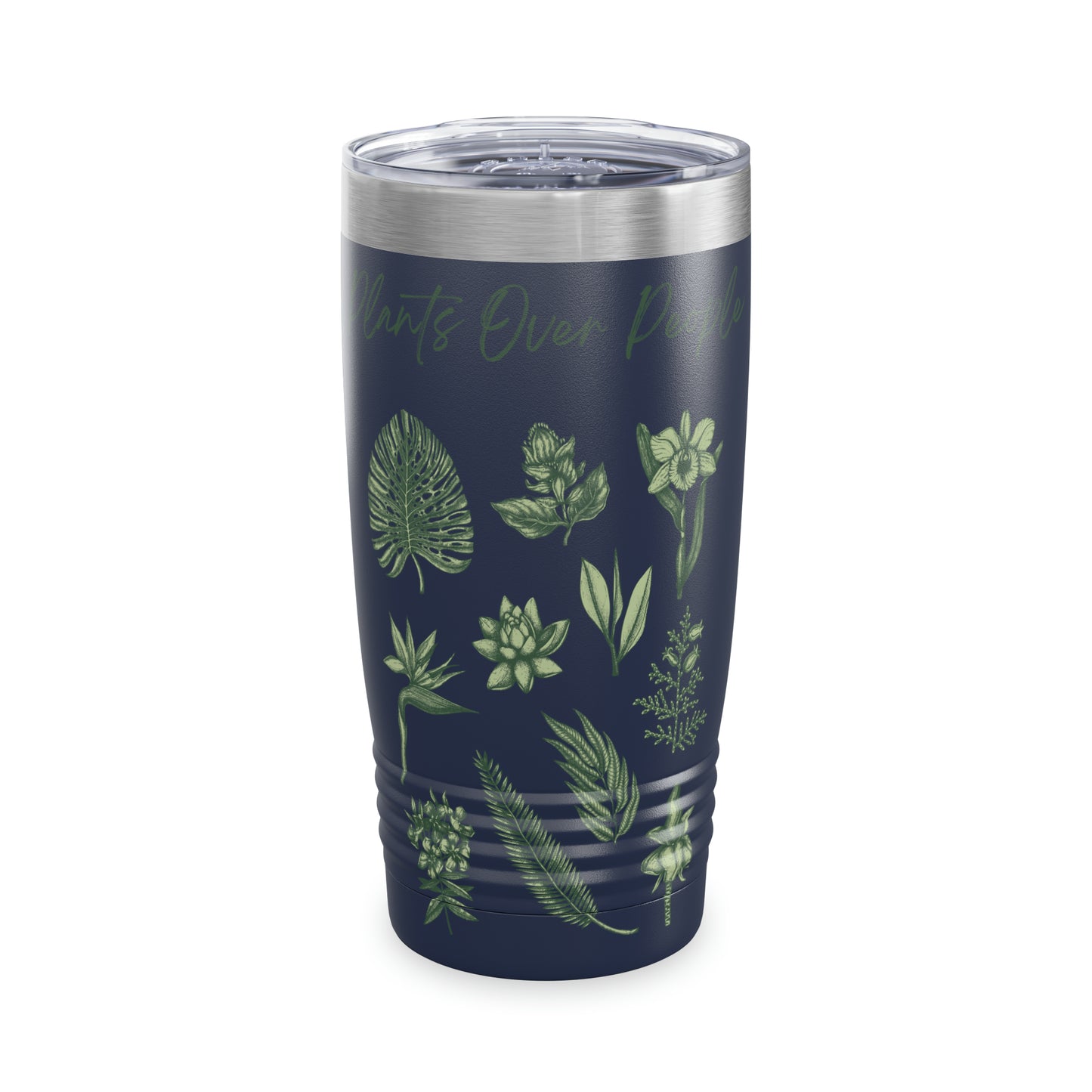 Plants Over People Ringneck Tumbler, 20oz