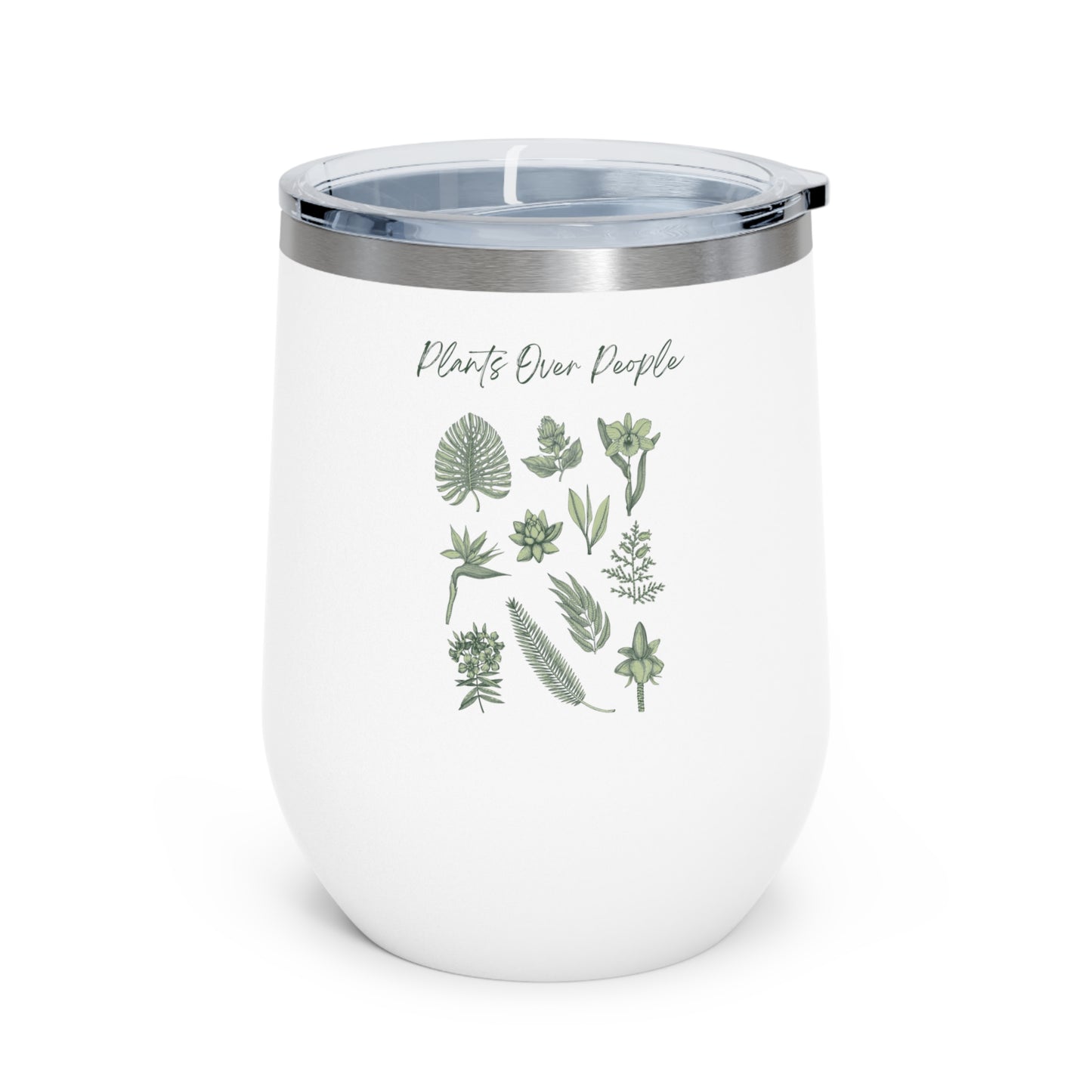 Plants Over People Insulated Wine Tumbler