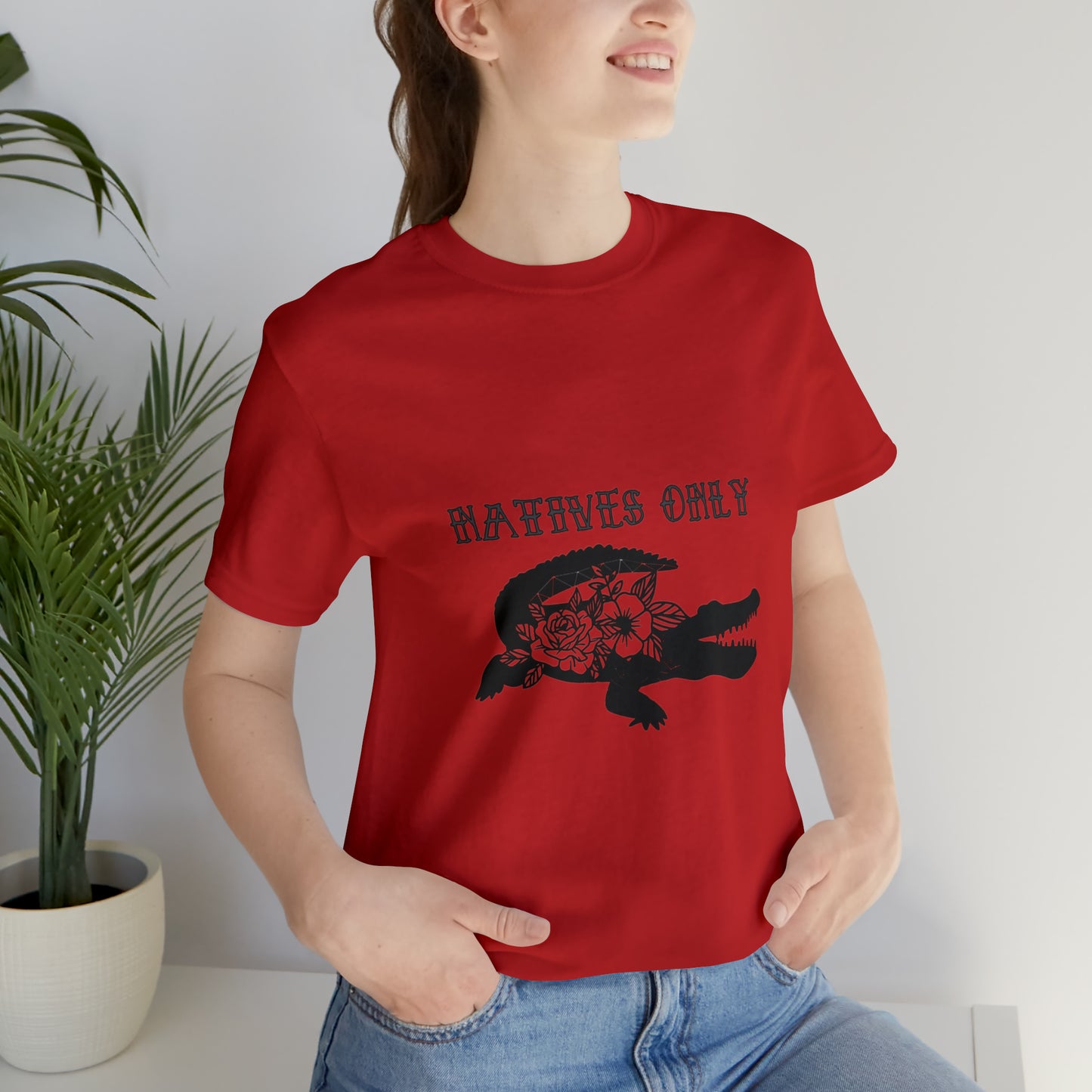 Natives Only Alligator Unisex Jersey Tee