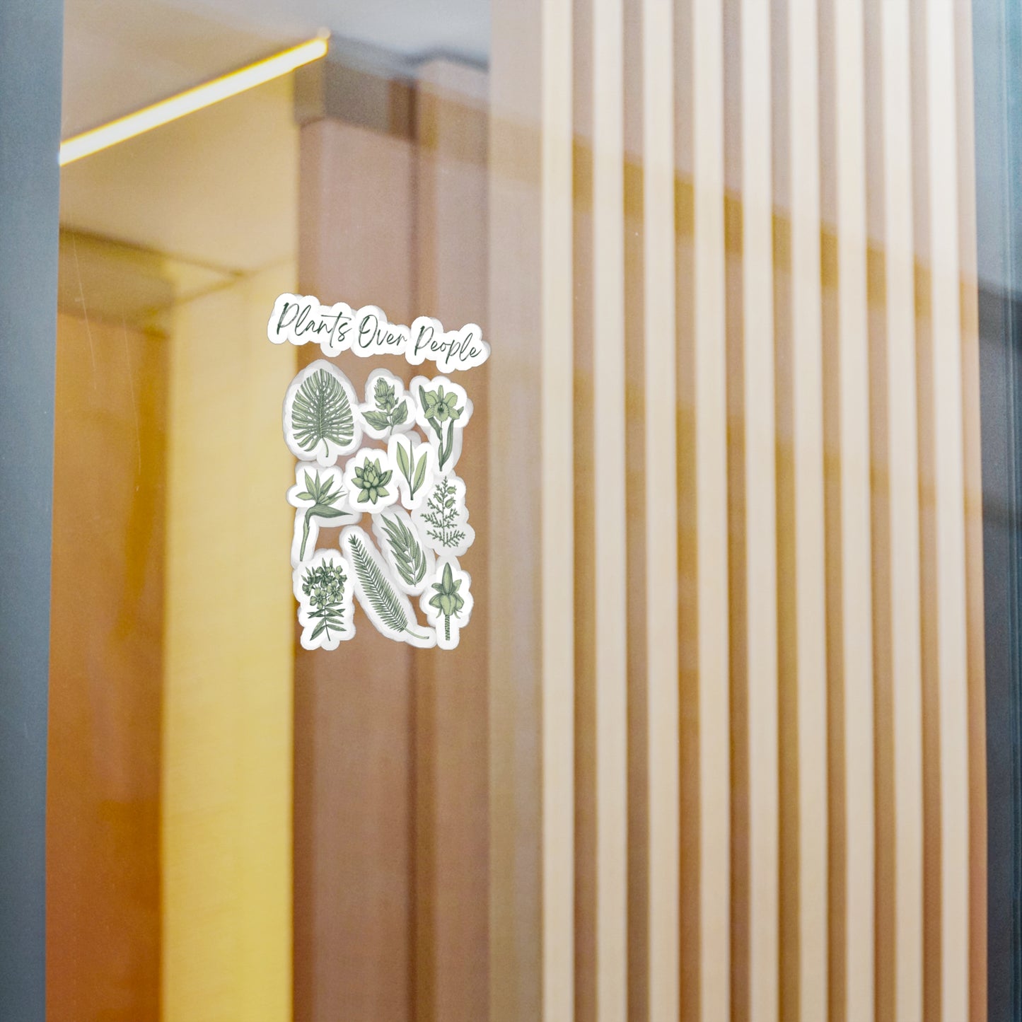 Plants Over People Vinyl Decals