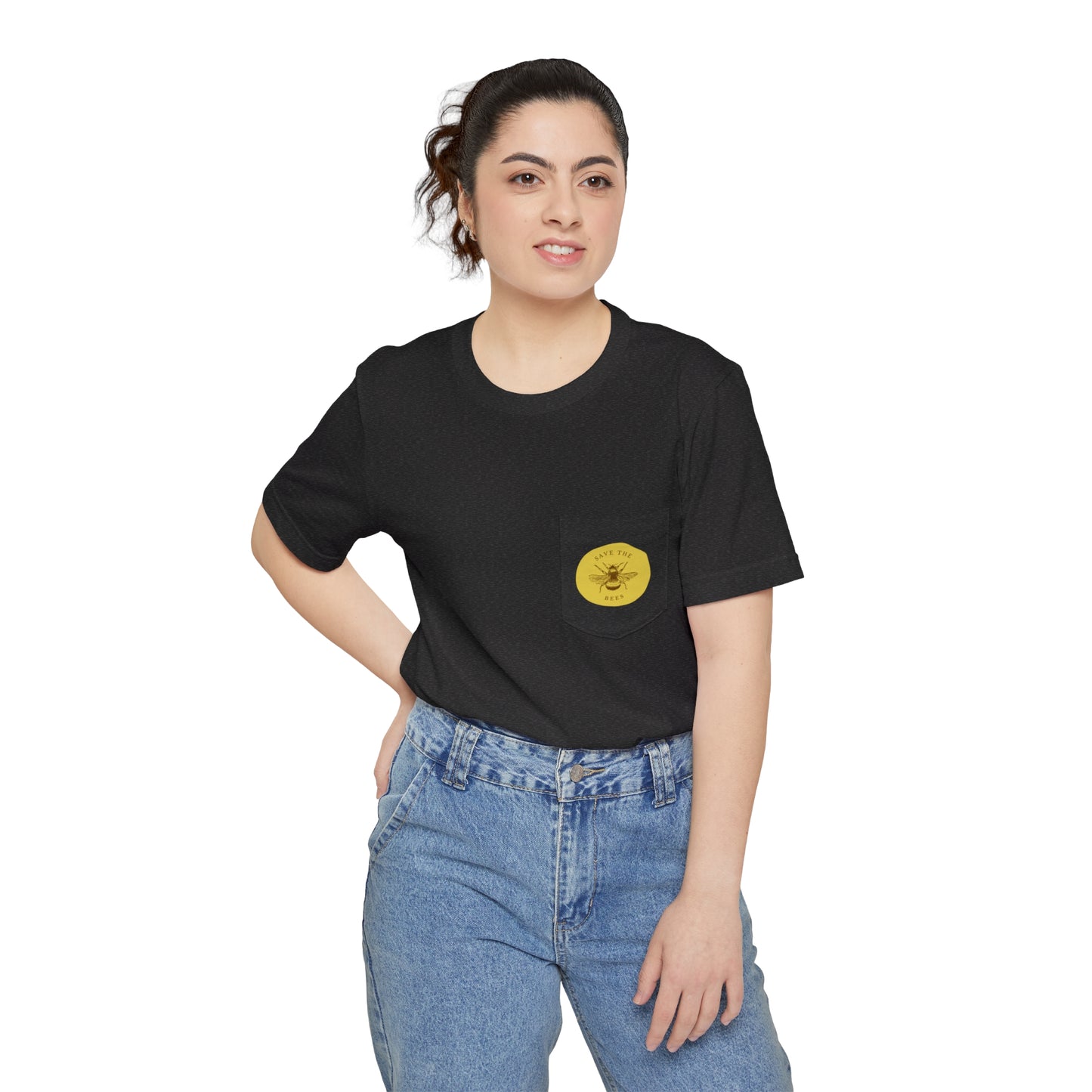Save The Bees Unisex Pocket Tee