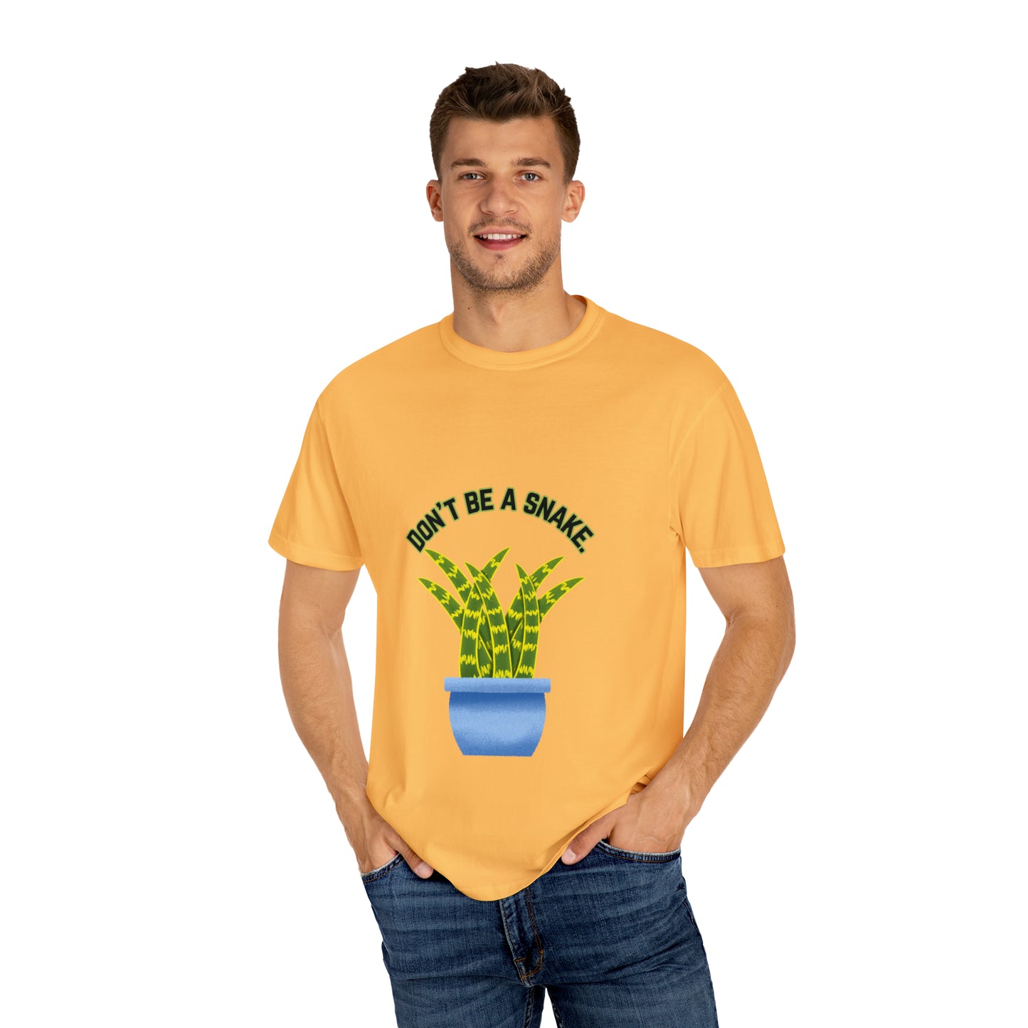 Don't Be A Snake Unisex Garment-Dyed T-shirt