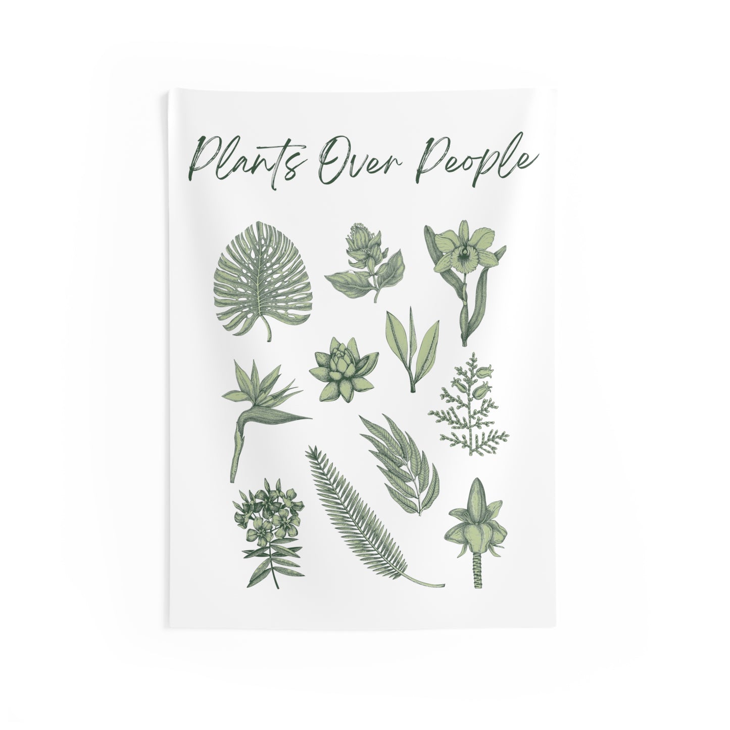 Plants Over People Indoor Wall Tapestries
