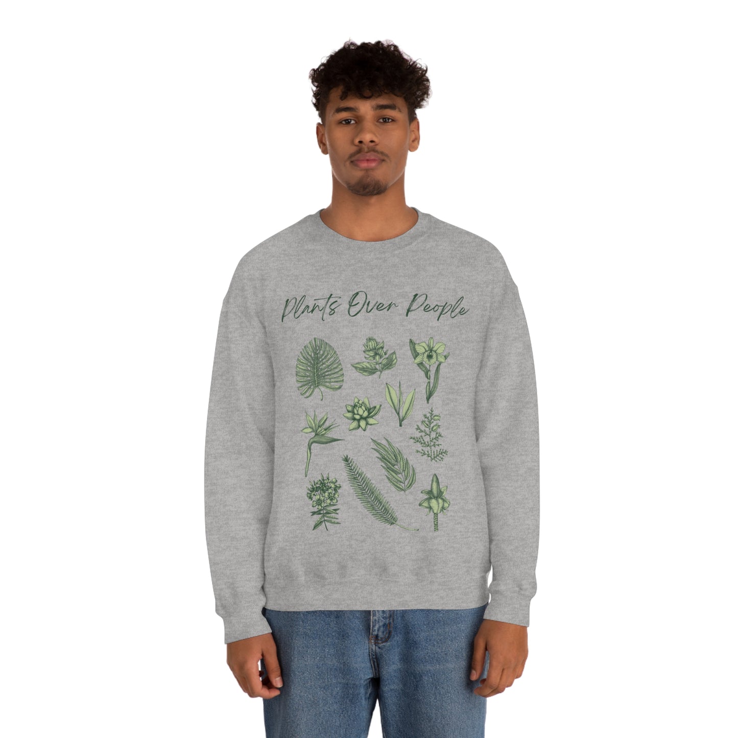 Plants Over People Unisex Crewneck