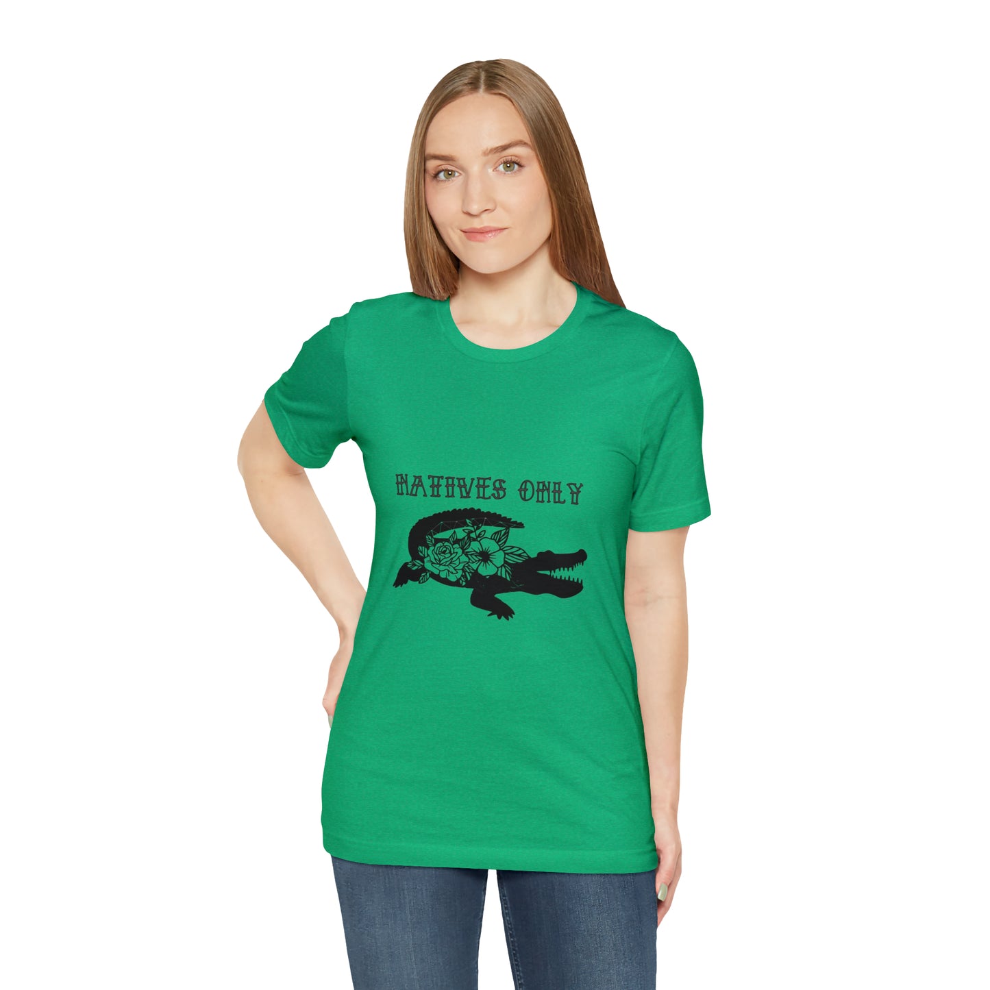 Natives Only Alligator Unisex Jersey Tee