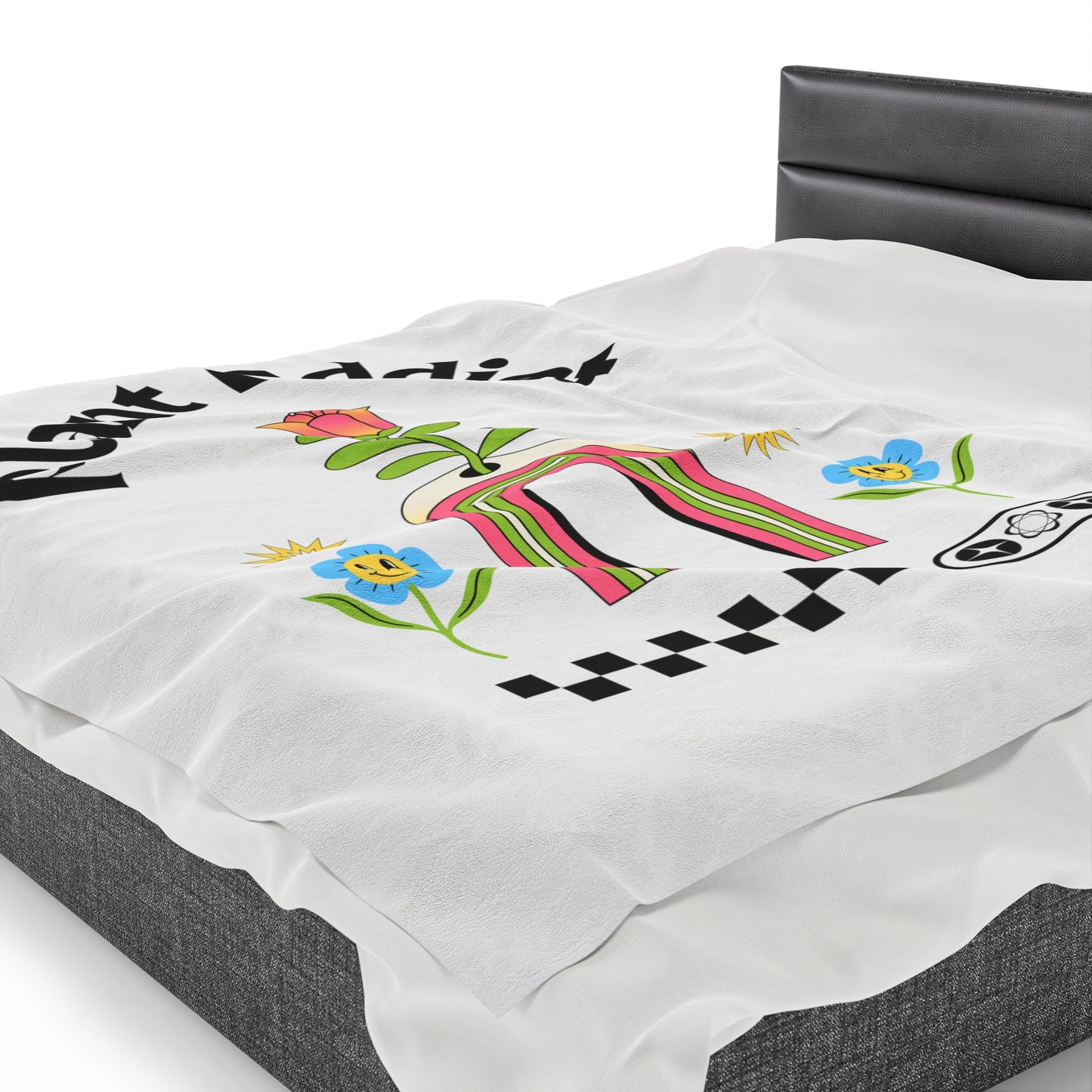 Plant Addict Velveteen Plush Blanket