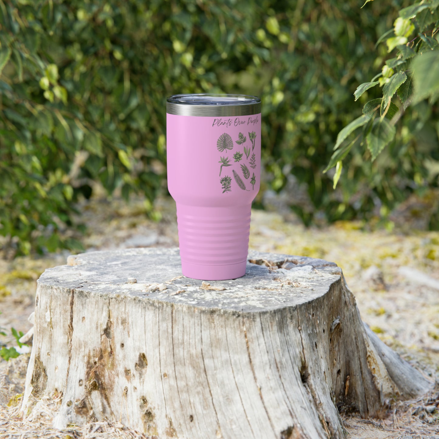 Plants Over People Ringneck Tumbler, 30oz