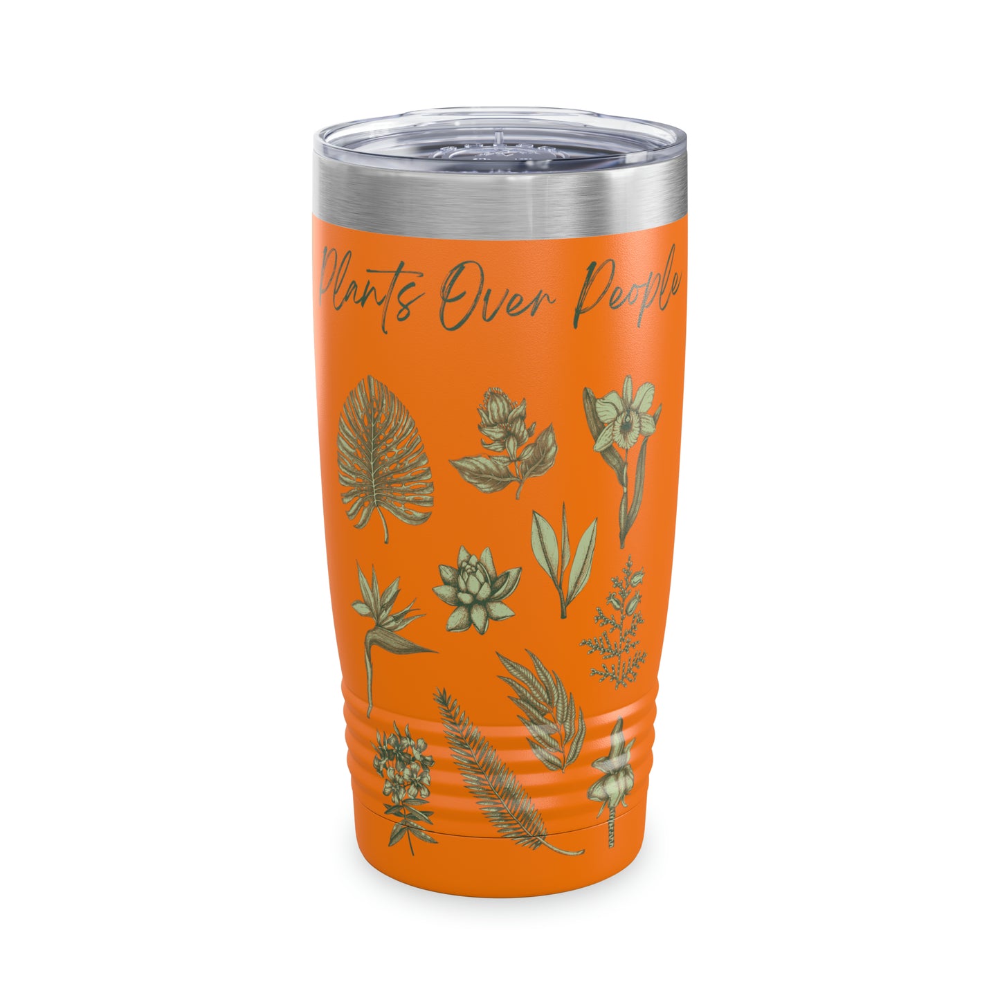 Plants Over People Ringneck Tumbler, 20oz