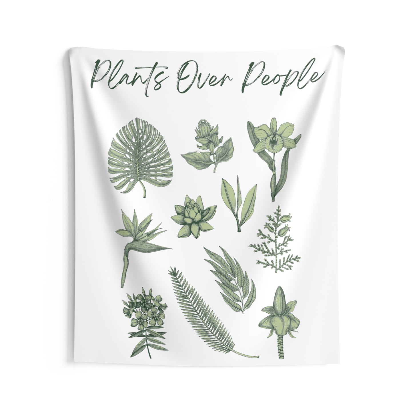 Plants Over People Indoor Wall Tapestries