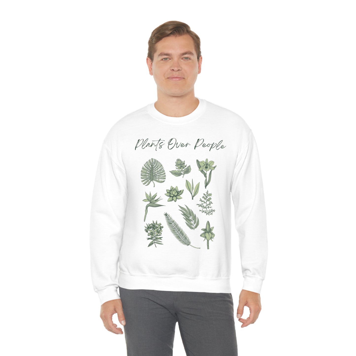 Plants Over People Unisex Crewneck