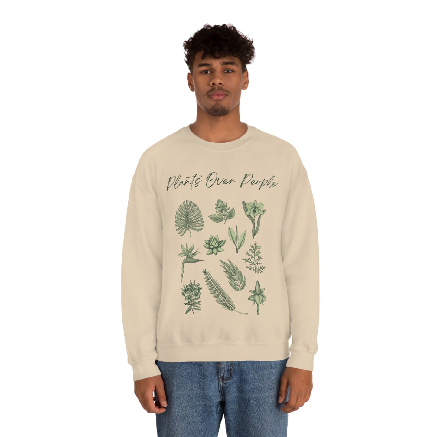 Plants Over People Unisex Crewneck