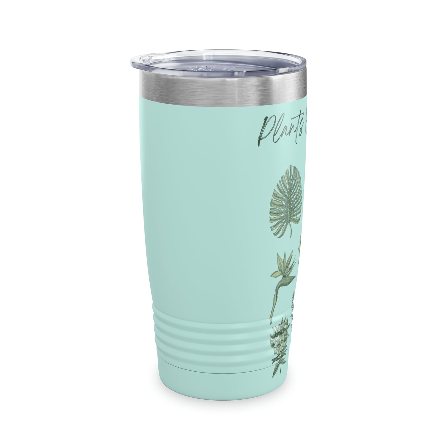 Plants Over People Ringneck Tumbler, 20oz
