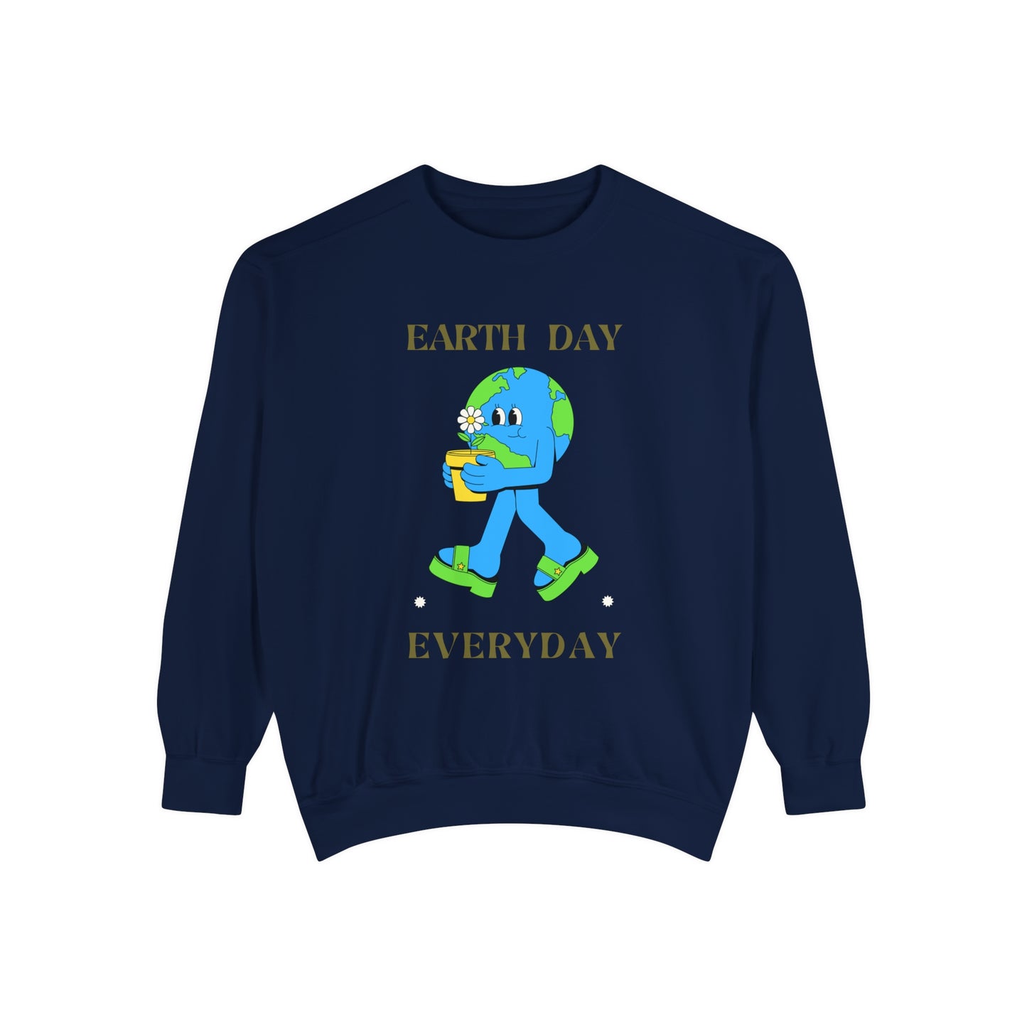 Earth Day Everyday Unisex Garment-Dyed Sweatshirt